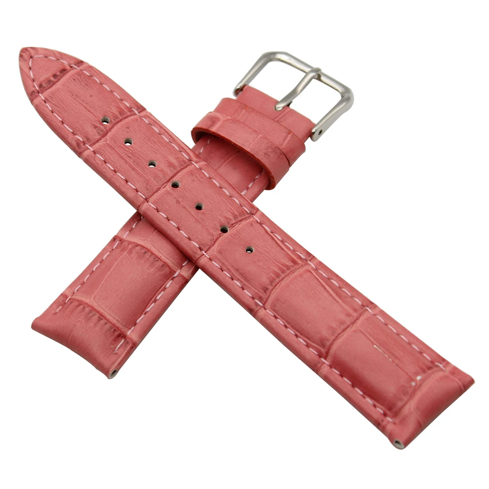 Ремешок из натуральной кожи для наручных часов Diesel браслет с пряжкой язычком