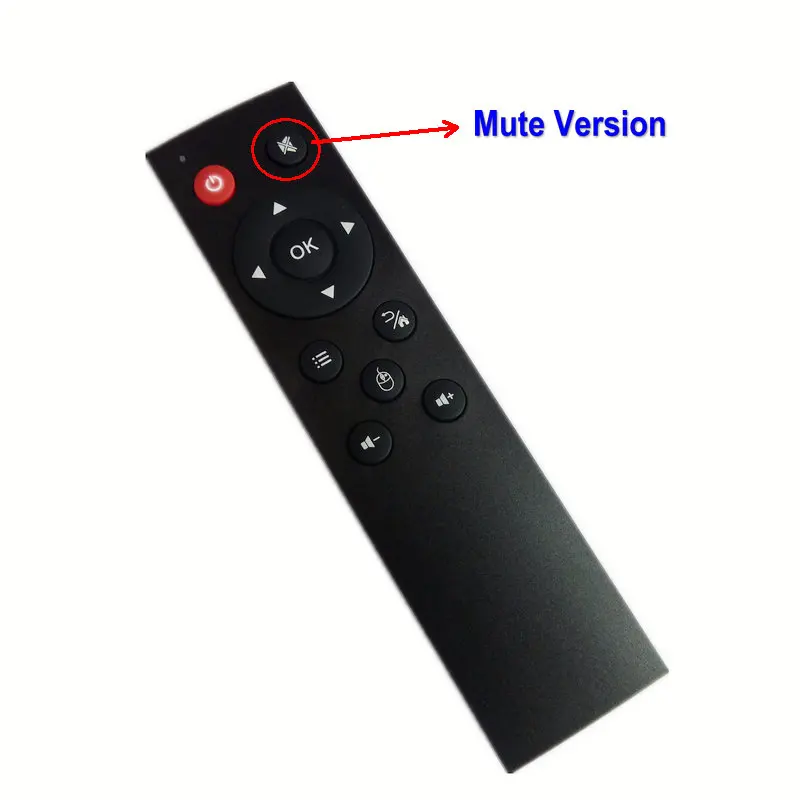 mute version Tikigogo 2,4G Беспроводная воздушная мышь Пульт дистанционного управления Лер с отключением звука или ИК-обучения для android smart tv box windows pc и т. Д - Цвет: mute version