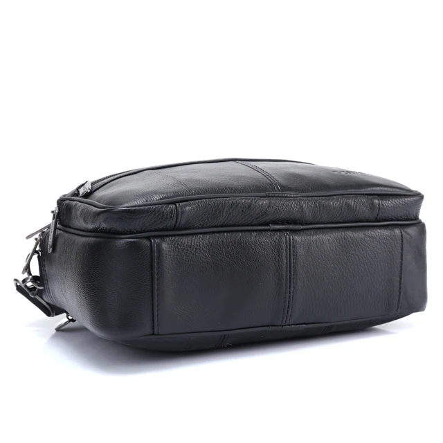 ZZNICK Men messenger bags luxury genuine leather men bag designer high quality shoulder bag casual zipper office bags for men 5