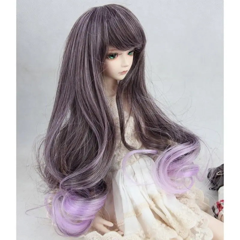 [Wamami] 97 # фиолетовый волнистый длинный парик для 1/3 SD AOD DOD DZ BJD Dollfie 8 &quot 9&quot