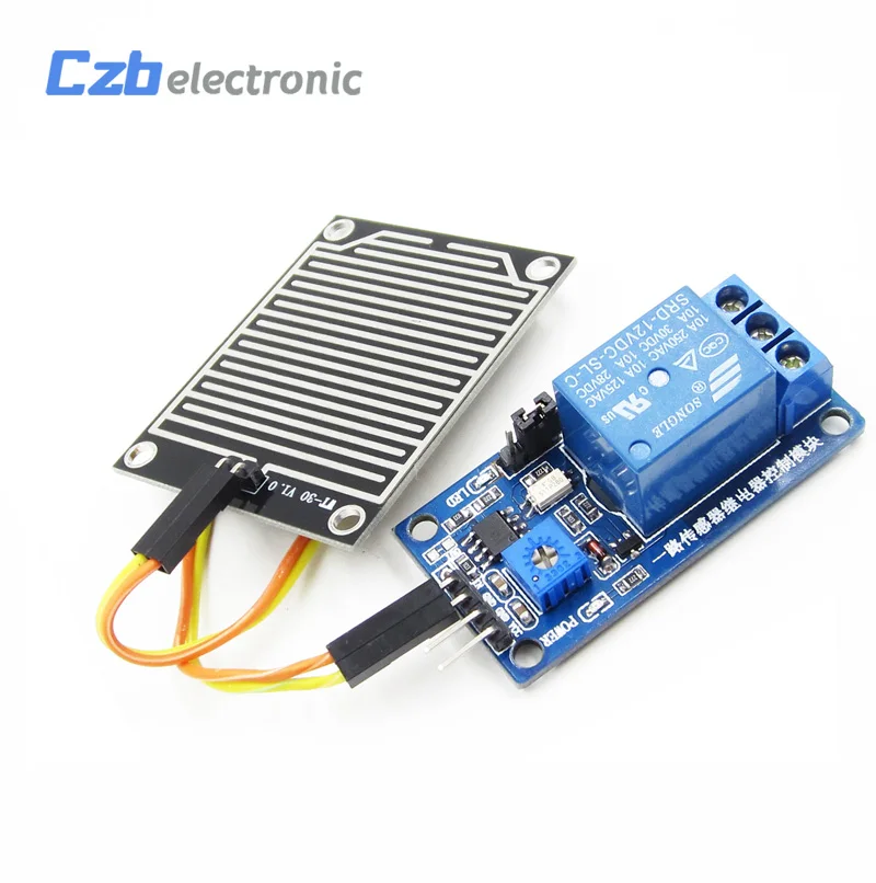 1 шт 12 v дождевой Модуль управления датчика дождя влага на листьях Новинка|moisture