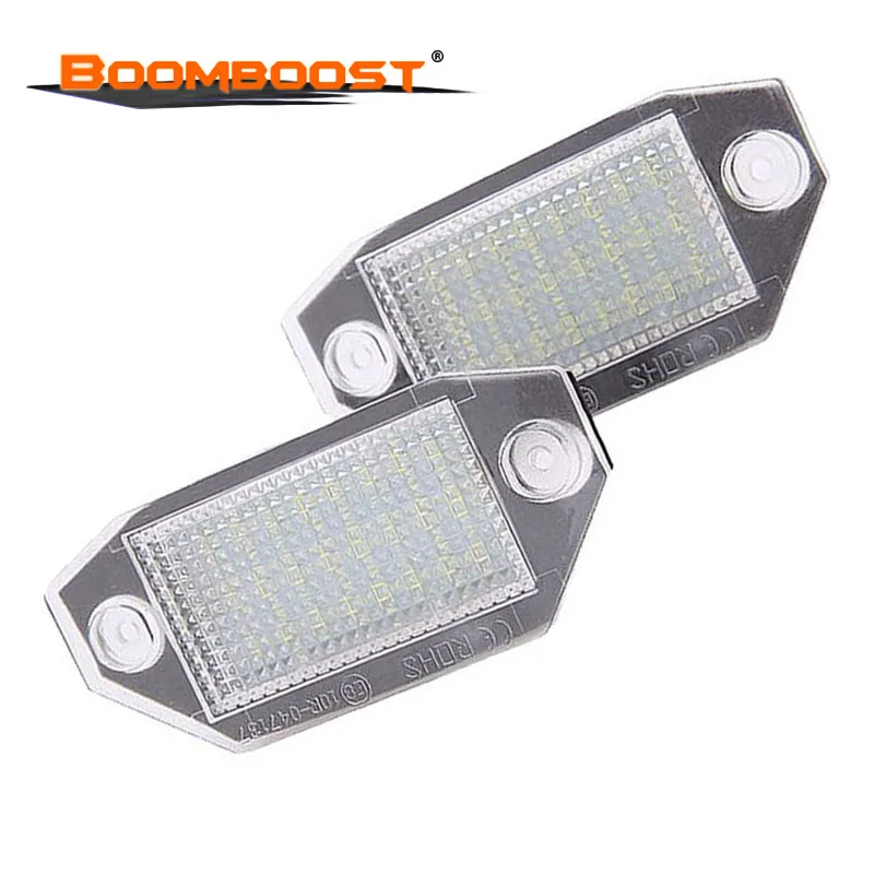 Белый номер 12В 2 шт 24 SMD светодиодные лампы номерного знака для Ford Mondeo MK3