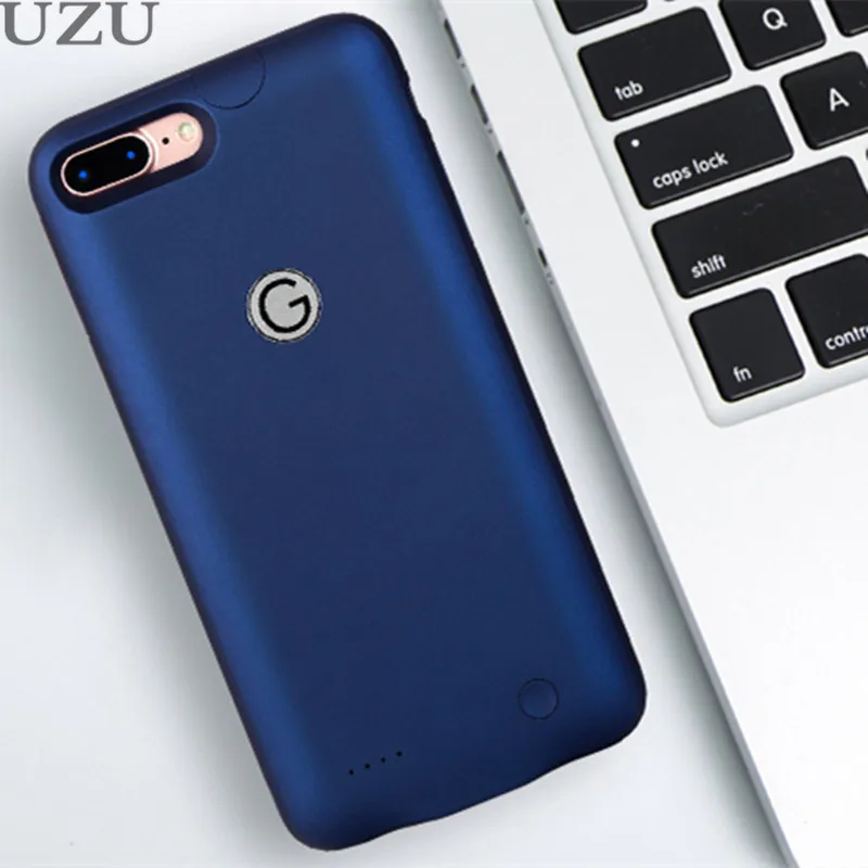 Ультратонкий чехол для зарядного устройства для iphone 6, 6s, 7, 8, внешний портативный беспроводной Чехол для зарядки аккумулятора для iphone 6, 6s, 7, 8, роскошный