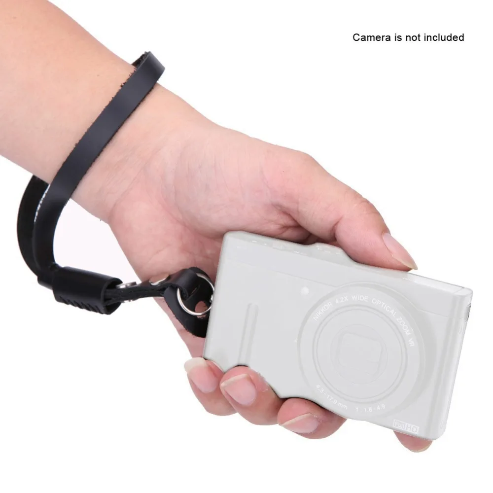 Ремешок на запястье из искусственной кожи для камеры Canon Sony Nikon|belt for canon|leather camera