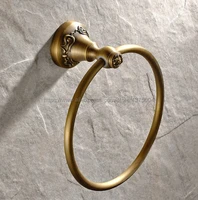 bathroom towel ring bathroom hardware accessories towel bar ring rack archaize brass towel ring holder nba428