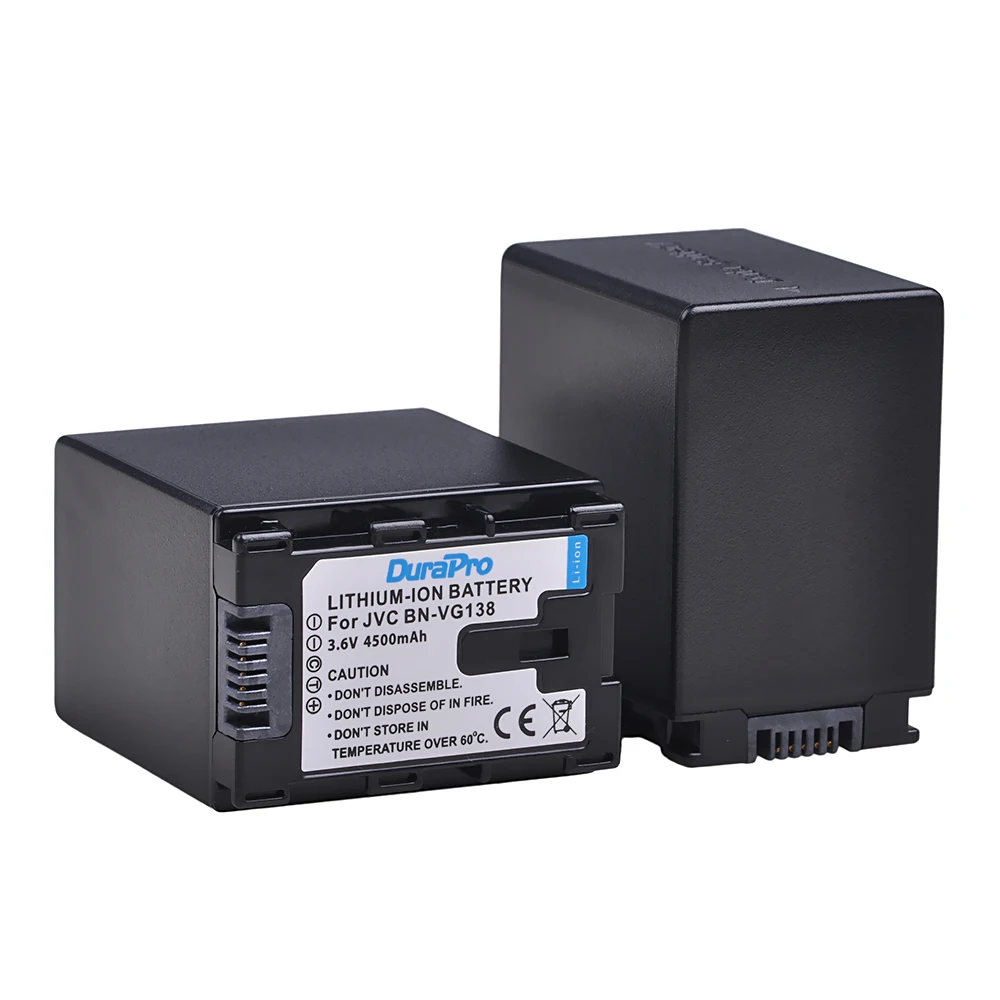 2 шт. 4500 мАч BN-VG138 BN VG138 батарея для JVC Everio GZ-E10 GZ-E100 GZ-E200 GZ-E300 GZ-E505B GZ-E515B GZ-EX250 GZ-EX310 GZ-EX355 |