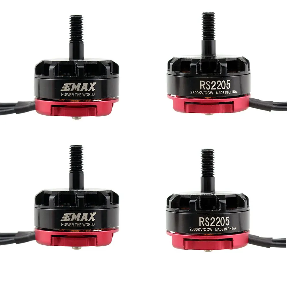 4 компл./лот оригинальный EMAX RS2205 2300KV 2600KV бесщеточный мотор 2xCW 2 xCCW для QAV250 QAV300 с