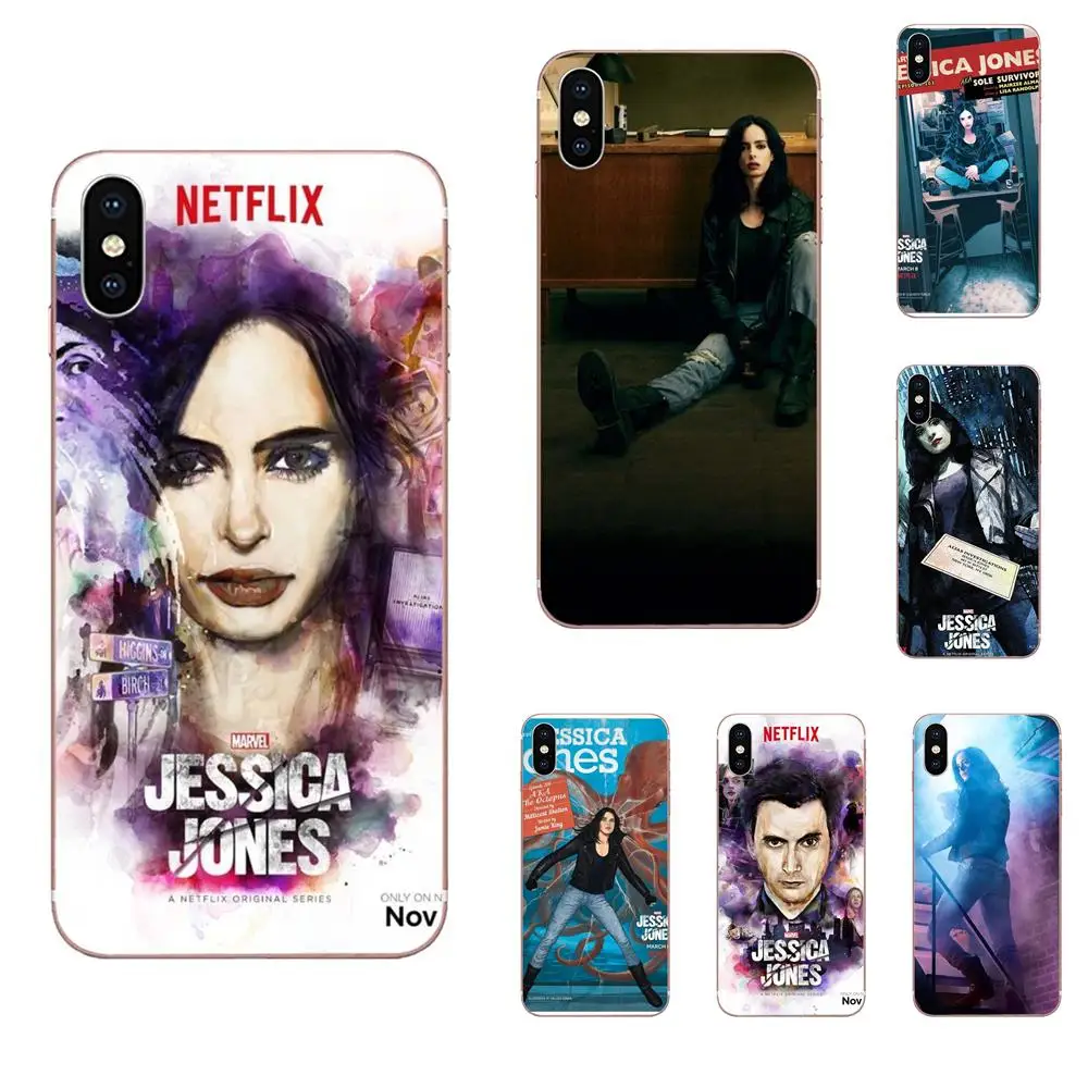 Мягкие чехлы из ТПУ кожи чехол Джессика Джонс коллаж для Galaxy J1 J2 J3 J330 J4 J5 J6 J7 J730 J8 2015