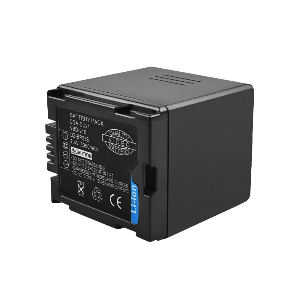 7 4 В 2300 мАч литий ионный Камера Батарея для Panasonic CGA DU21 CGR DU06 L20|Цифровые
