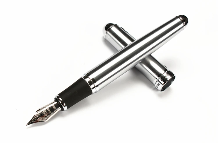 Перьевая ручка Jinhao X750 из нержавеющей стали | Канцтовары для офиса и дома