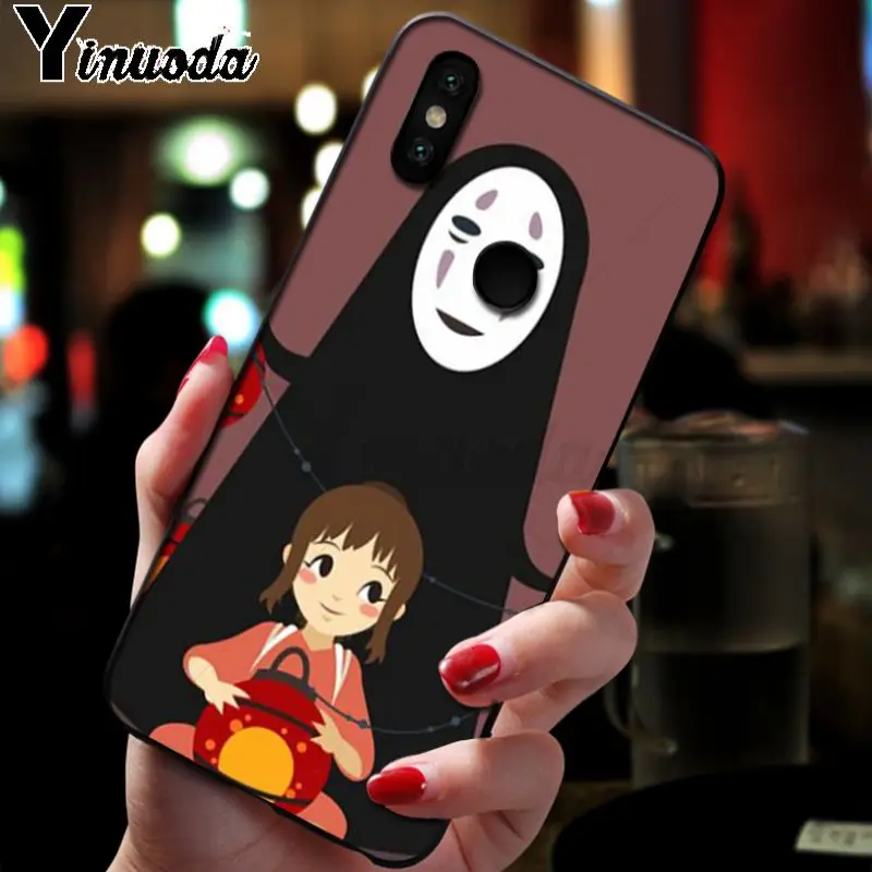 A10 Yinuoda Тоторо Тихиро аниме Ghibli Миядзаки чехол для телефона для xiaomi redmi7 5plus 6a 4x go note5 note7 note6pro mi8se 9se крышка - Цвет: A10