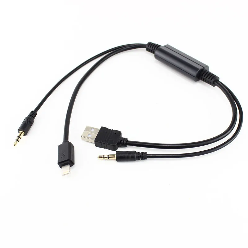 Аудио стерео Aux USB для автомобиля AUX адаптер интерфейсный кабель BMW E82 E87 E88 E90 E91 E92 E93