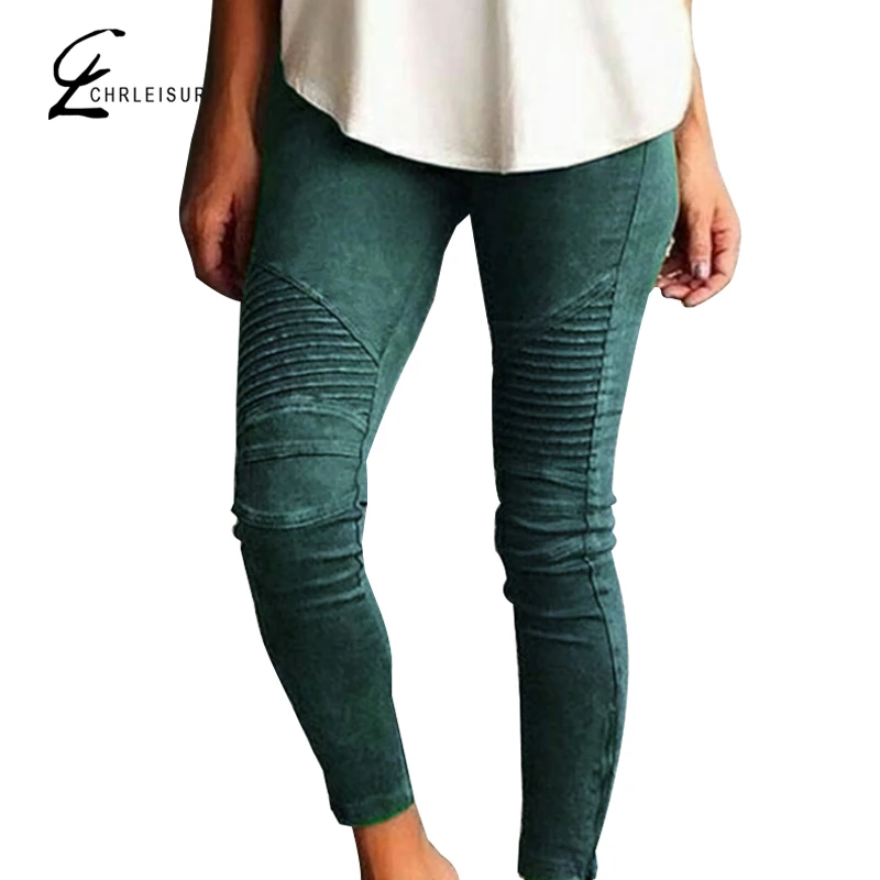 CHRLEISURE XS 5XL Модные узкие брюки больших размеров для женщин Pantalon Femme Strecth тонкие