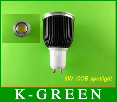 

100X Wholesale super bright GU10 7W cob led spotlight express free shipping
