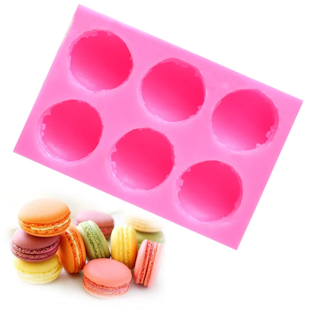 

Creative Baking Cake Mold 6 Hole Macaron Ustensiles Patisserie Accesoires Moule A Gateaux Patisserie Ozdoby Na Torty Y1