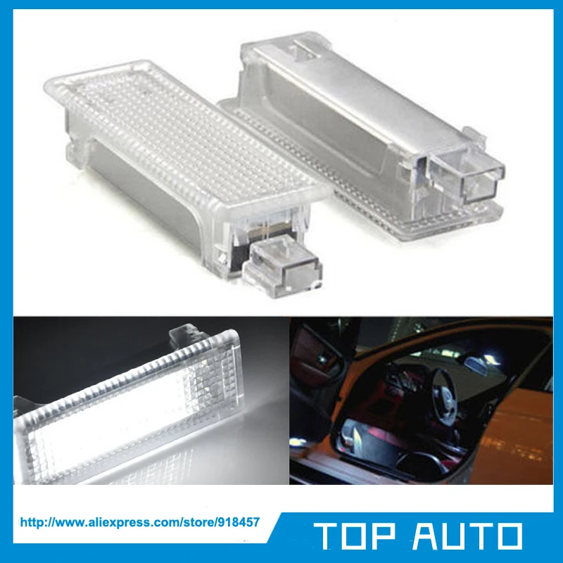 2 шт. 18SMD светодиодный дверной светильник для BMW E60 E70 E71 E90 E92 F01 X5 белый интерьер|light