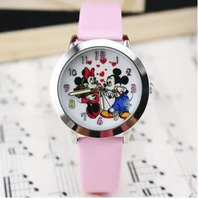 Новая мода Тонкий прозрачный полый циферблат кожаный ремешок наручные часы