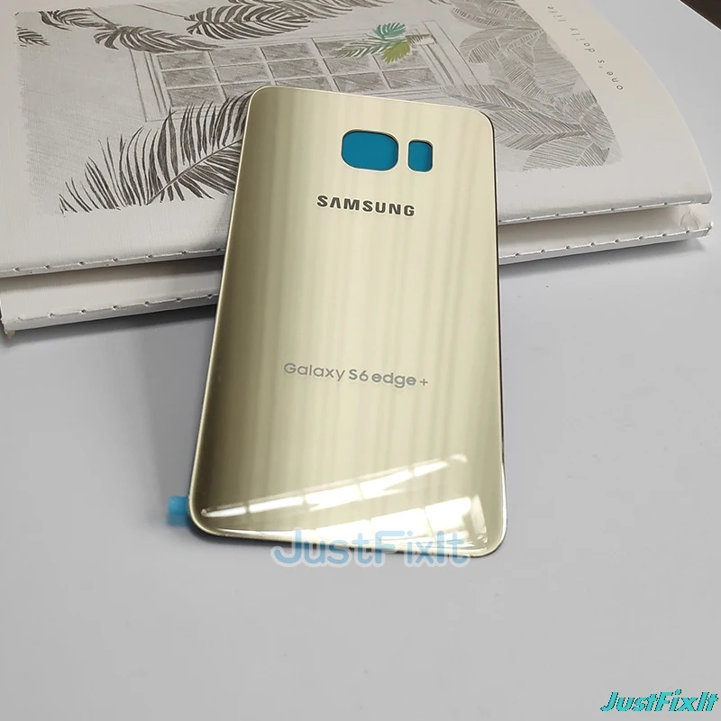 Для SAMSUNG Galaxy S6 + edge plus G928 G928F задняя крышка для аккумулятора стекла Корпус чехол