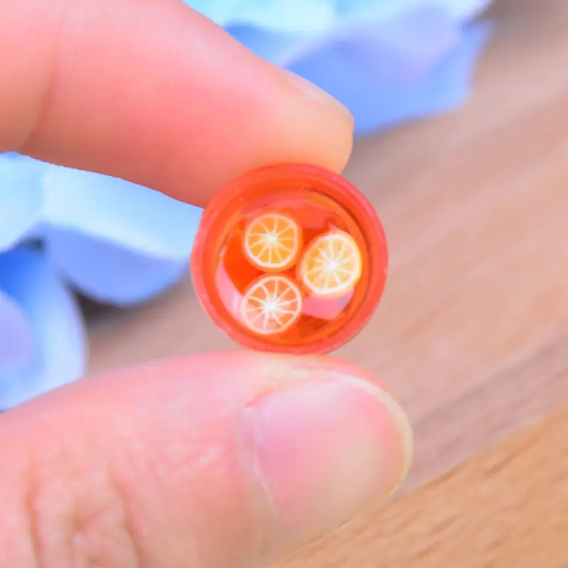 Wholesale 2 Pcs/lot Doll House Miniature Iced Black Tea Beverage Cups Food Drink Toy Decoration | Игрушки и хобби