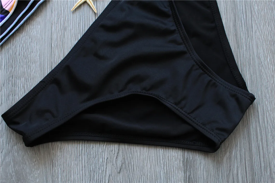 Rubylong Купальные костюмы Для женщин Плавание костюм 2017 Сексуальная Push Up печатных