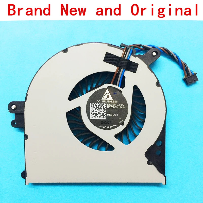 Новый охлаждающий вентилятор для ноутбука hp ProBook NS75B00 15A01 DC05V 0.50A REV: A01|Охлаждающие