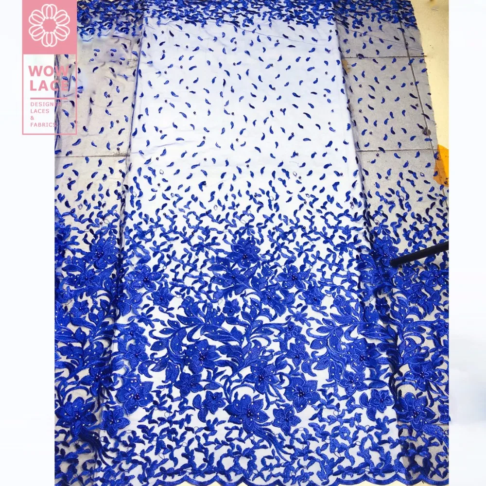 Бусины и камни африканская сетчатая кружевная ткань 2019 Высококачественная