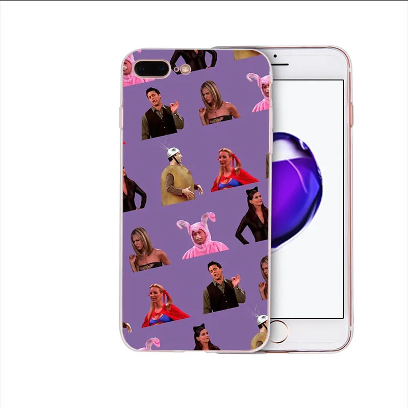 Мягкий чехол для телефона iPhone 7Plus 8X6 6S Plus 5 5S SE XS MAX XR друзья ТВ шоу Забавный