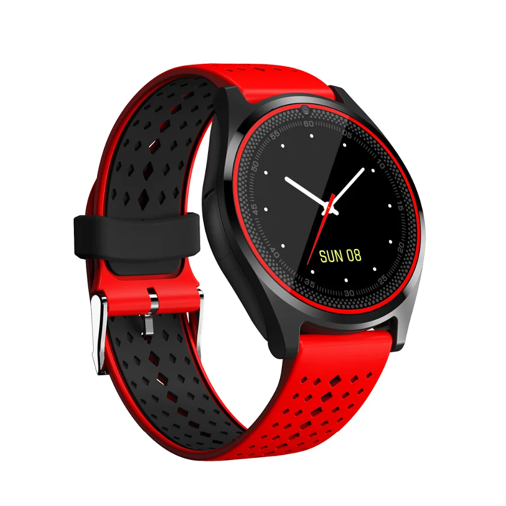 Relojes Bluetooth Smart Часы мужские V10 Smartwatch Relogios TF SIM Камера синхронизации Notifier наручные