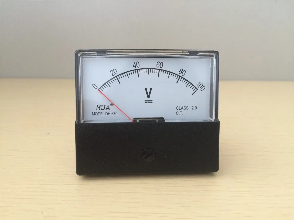 Вольтметр Аналоговый вольтметр панель напряжения 15 в 30 50 100 200 300 В постоянного