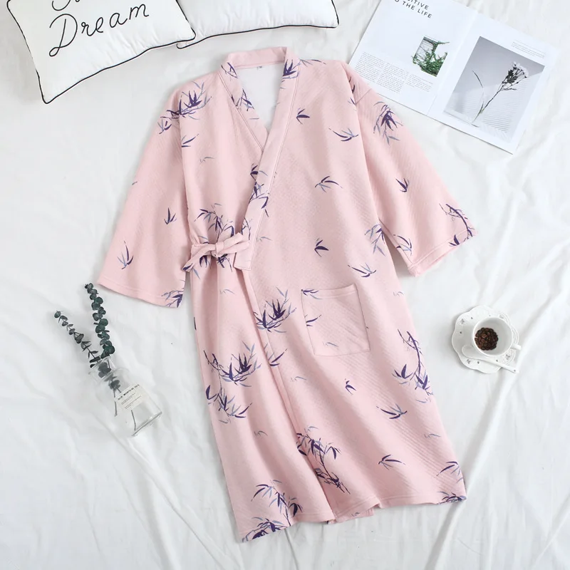 Women Men Thicken Kimono Robes Autumn Winter Bathrobes homme Robe femme dressing gown cotton sleepwear warm breathable