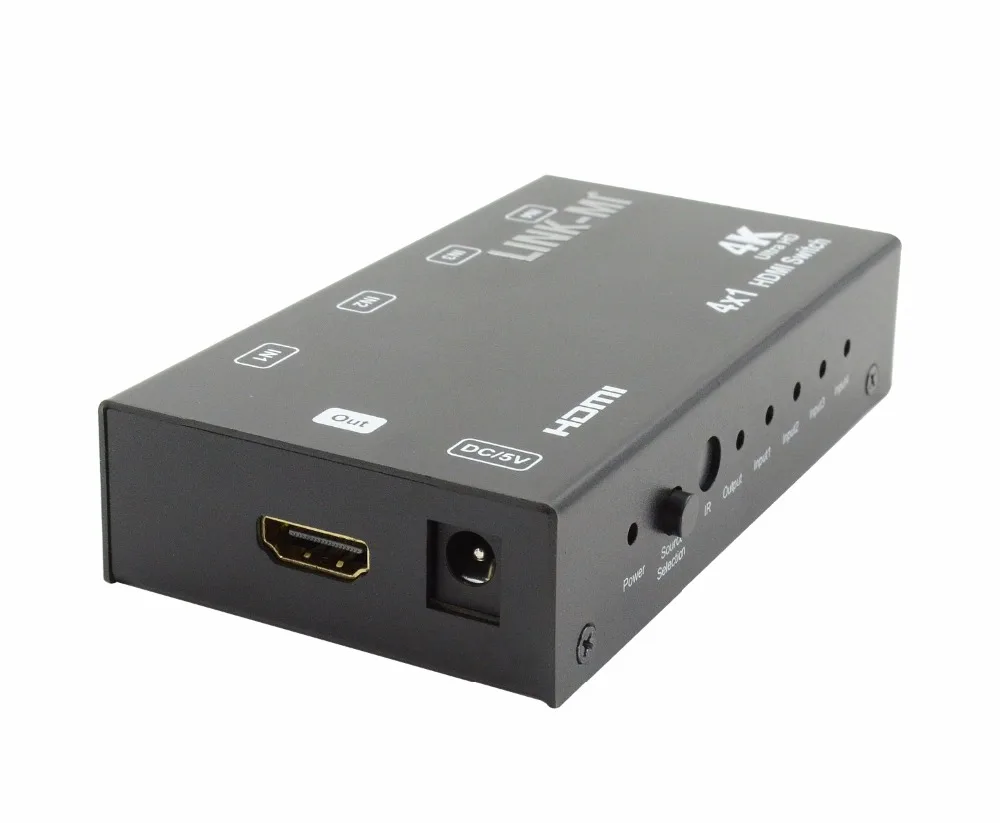 LINK MI 4x1 HDMI переключатель с поддержкой автоматического переключения PIP CEC HDCP 3D Ultra HD