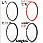 Фильтр KnightX UV MCUV HD для sony, nikon, canon, dslr, аксессуары для объектива камеры, fotografie objectif p500, 49, 52, 55, 58, 62, 67, 72, 77 мм