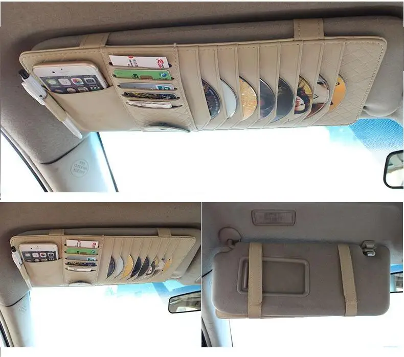 Citycarauto салона автомобильный держатель Козырьки Обложка cd карты мобильного держатели очки Дело солнцезащитные versor для всех автомобиль