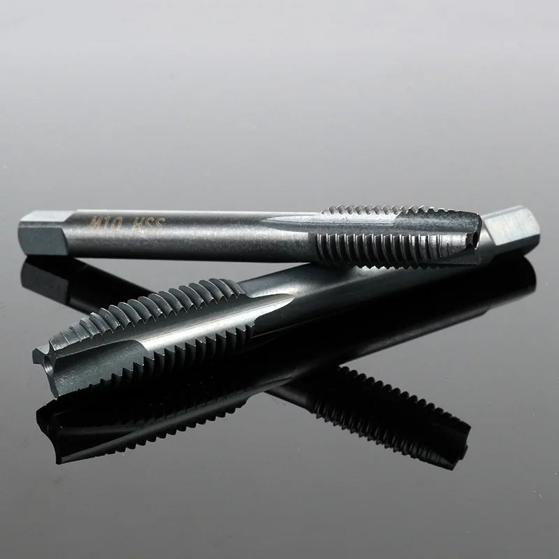 7PCS Nitride High Speed Steel Thread Metric Plug Tap Drill Bits HSS6542 Spiral Pointed Machine Hand Screw Taps Set | Инструменты