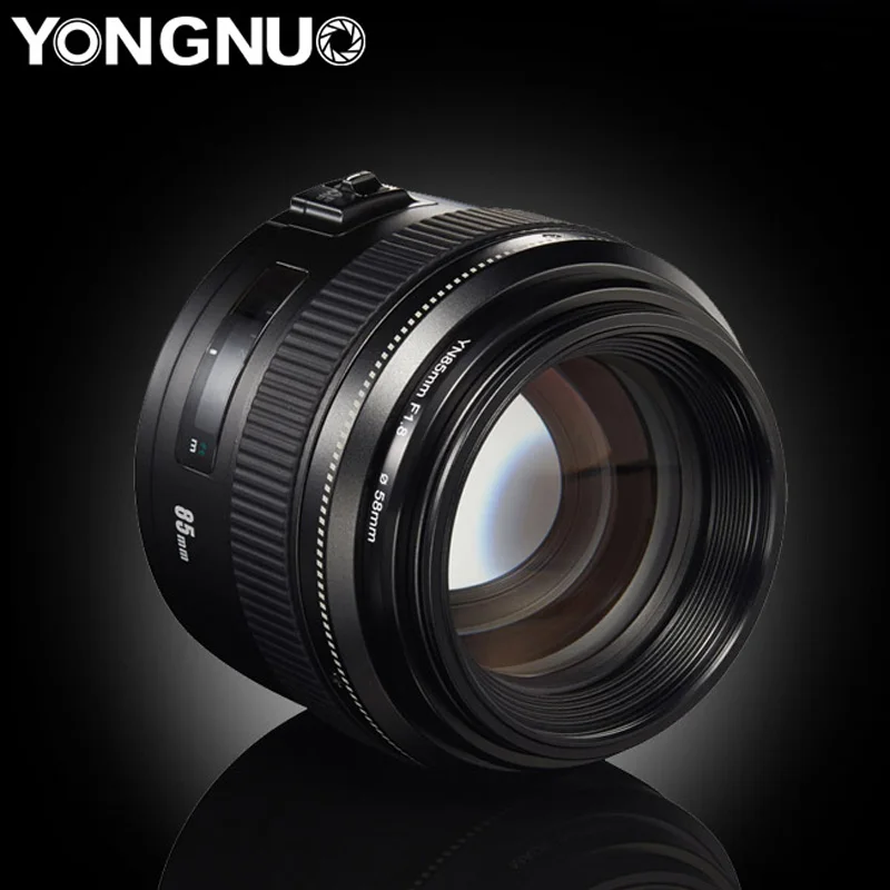 Объектив YONGNUO 85 мм f1.8 Prime полнокадровая бленда AF MF повседневный стандарт
