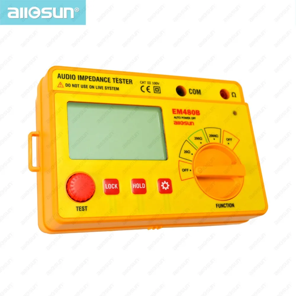 Тестер звука ALL SUN EM480B портативный тестовый прибор с диапазоном сопротивления
