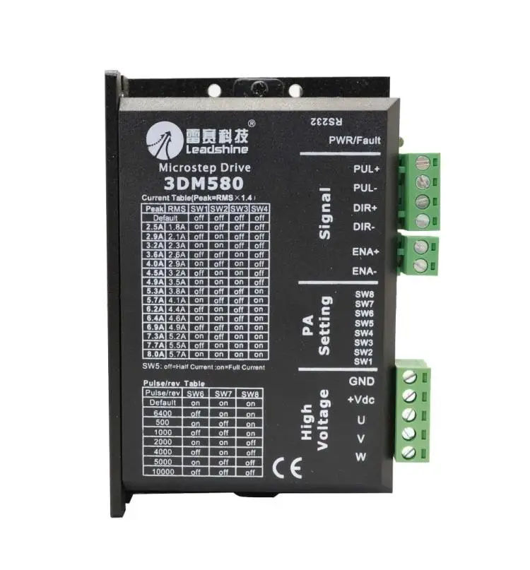 1-8a em Vez Frete Grátis Leadshine Fases Stepper Motor Driver 18-50vdc 3dm683 3dm580 3