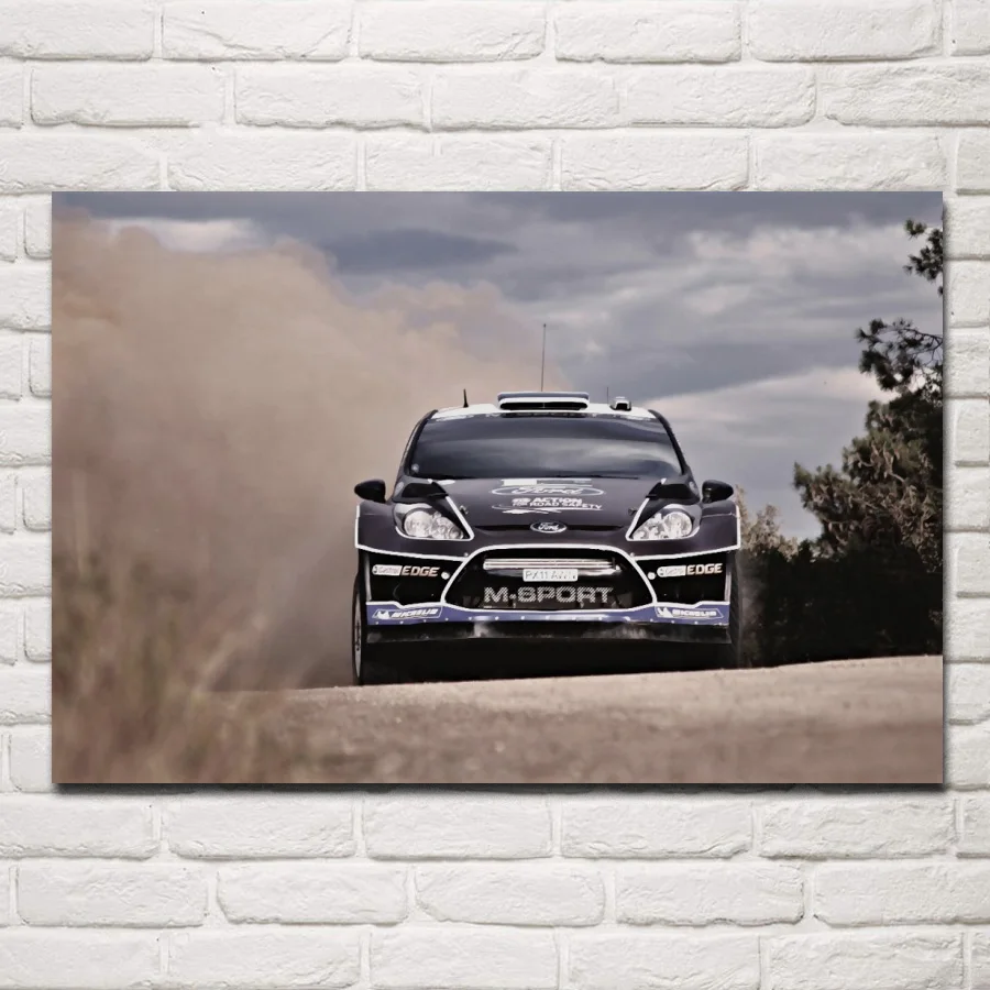 

rallying car sport racing vehicle artwork posters on the wall picture home living room decoration for bedroom KG178