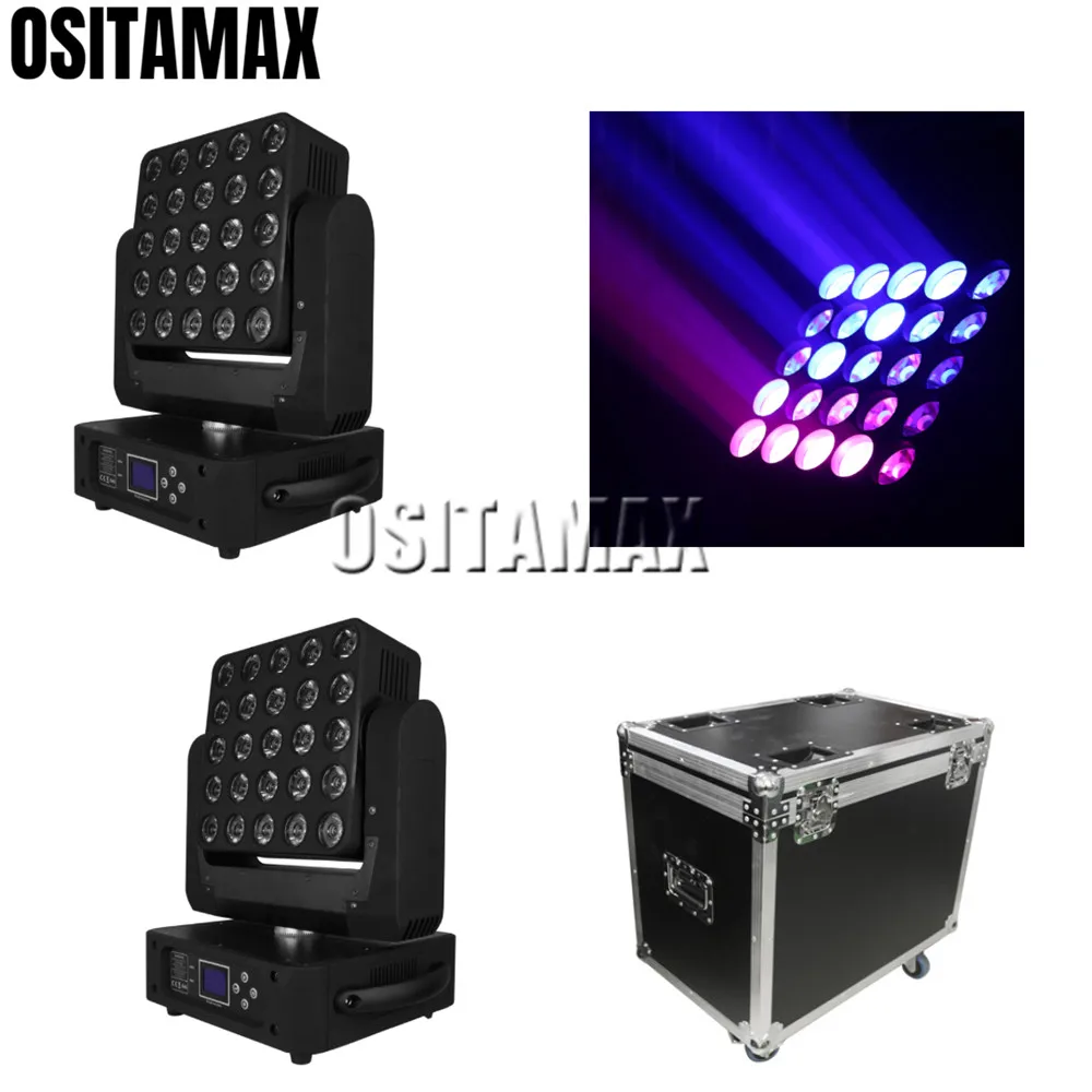 OSITAMAX A 2 шт. светодиодная матрица для слепящего луча движущаяся головка 25x10 Вт +