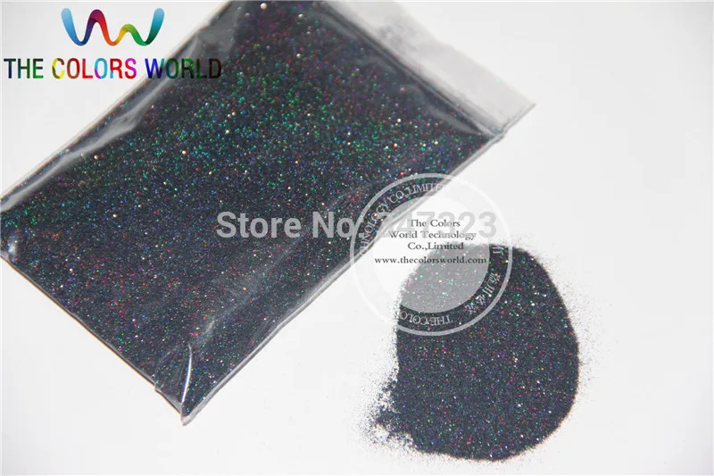 Лазерный голографический черный цвет 0 1 мм 004 тонкие блестящие поделки Soapmaking Tatto