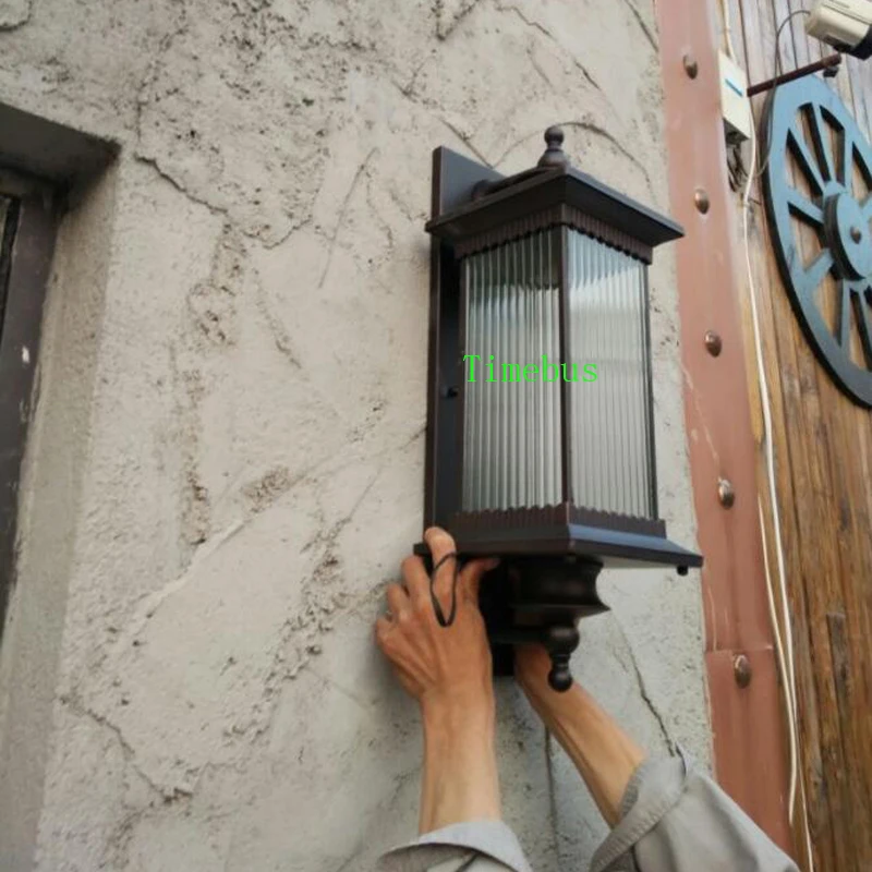 Открытый Водонепроницаемый ворот освещения двор открытый настенный светильник