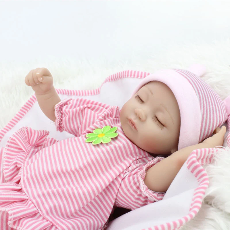 45 см Силиконовые Reborn Baby Doll Дети Playmate Подарки Для Девочек ребенок Жив Soft Toys Букеты