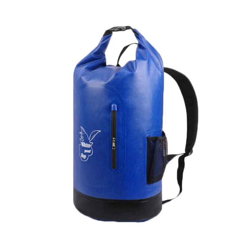 deep blue Goexplore ore водонепроницаемая сумка 30L Открытый Портативный наплечный рафтинг речной поход сухой Дайвинг мешок ПВХ складной рюкзак для плавания - Цвет: deep blue