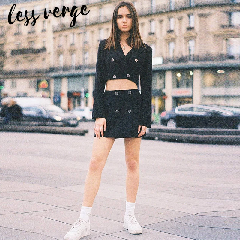 Lessverge костюм из двух частей розовое пикантное платье-блузка Женские однотонные