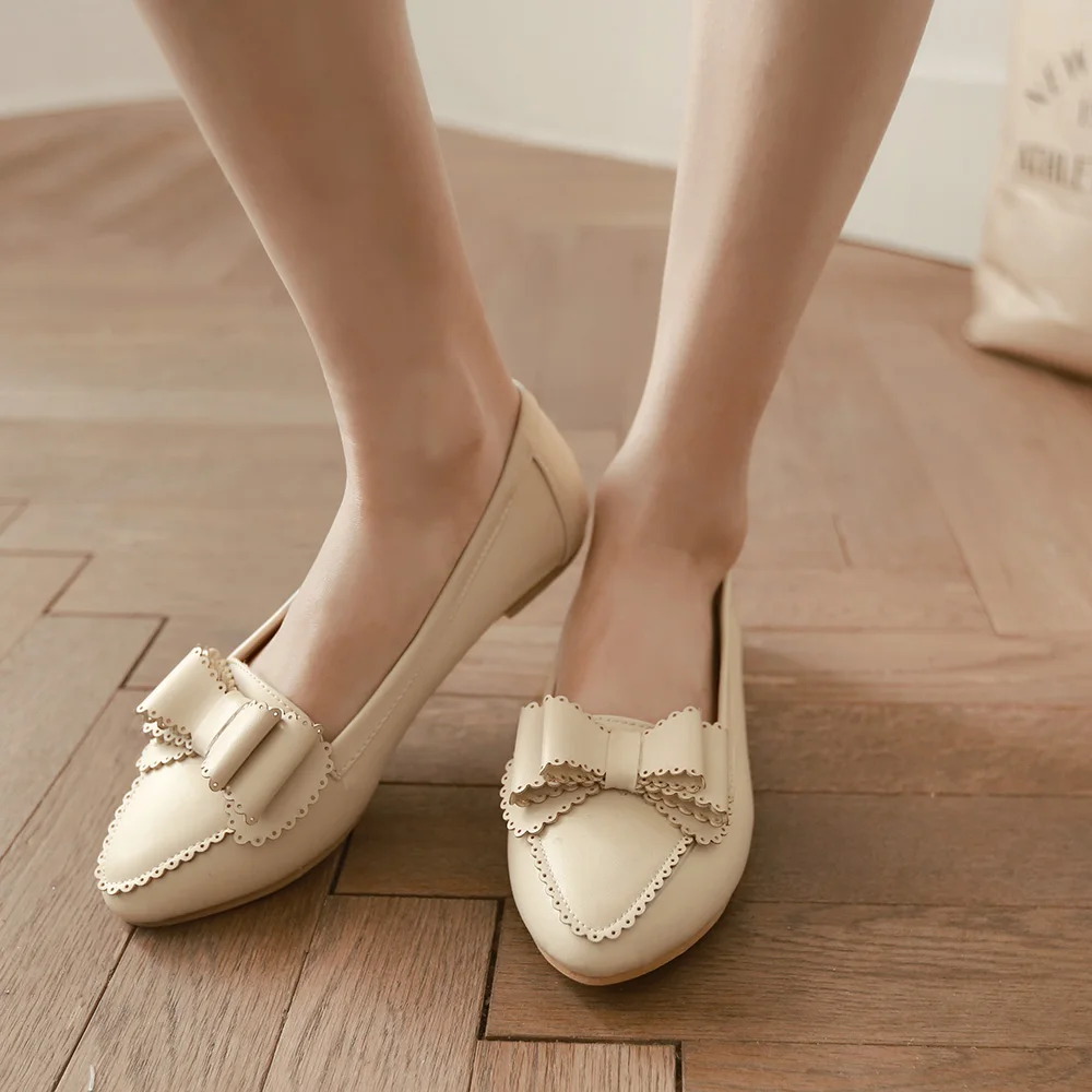 Весна Осень Новое прибытие плюс размер 11 12 Мода Мелкая Повседневная Твердые