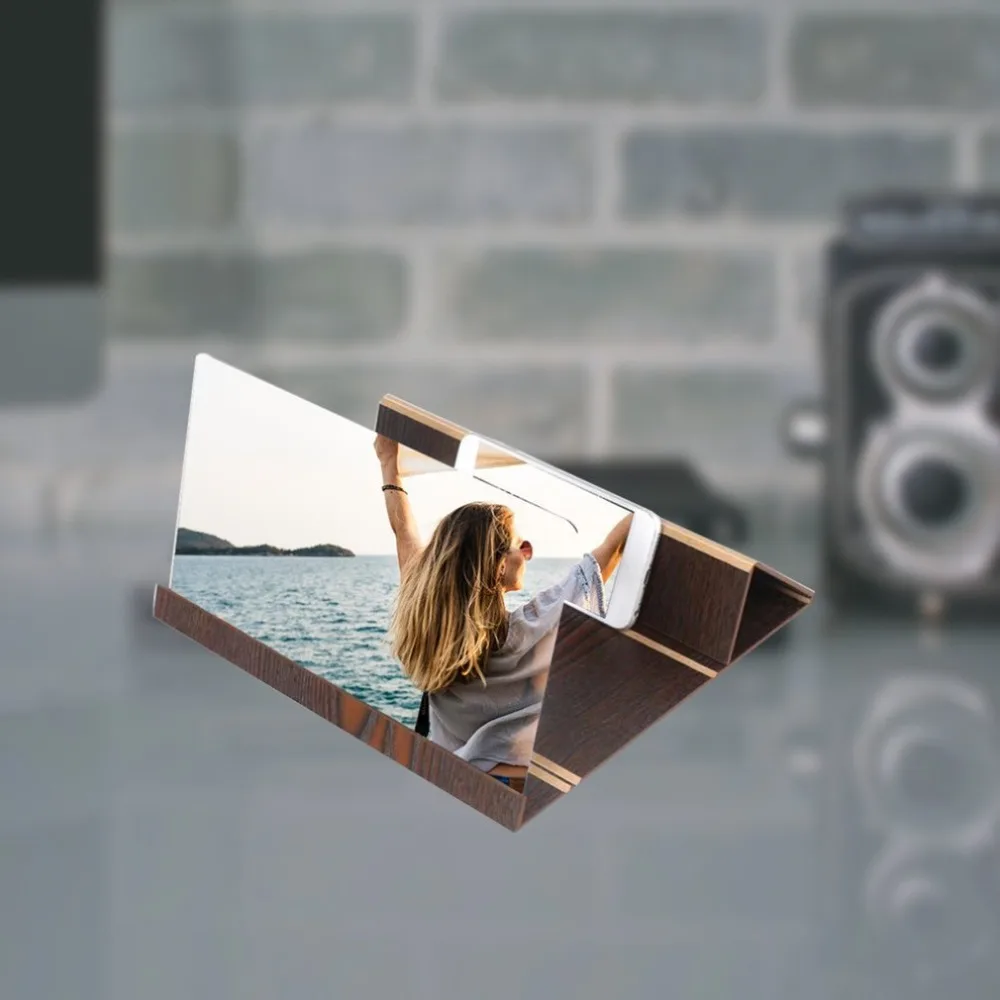 12&quot3D Mobile Phone Screen Magnifier Expandable HD Video Amplifier Expander Support Magnifying for Holder Bike Car | Инструменты