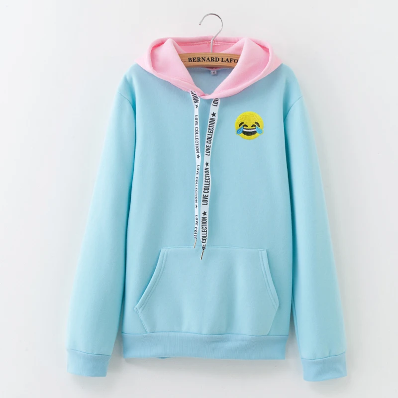 Осенне зимние женские свитшоты толстовки с капюшоном милыми мультяшными