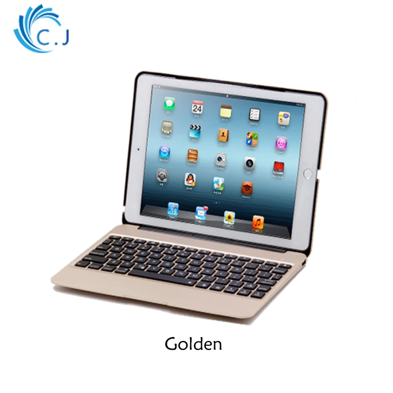 Металлический Чехол книжка с Bluetooth клавиатурой для планшета iPad pro 9 7 air2 чехлом +