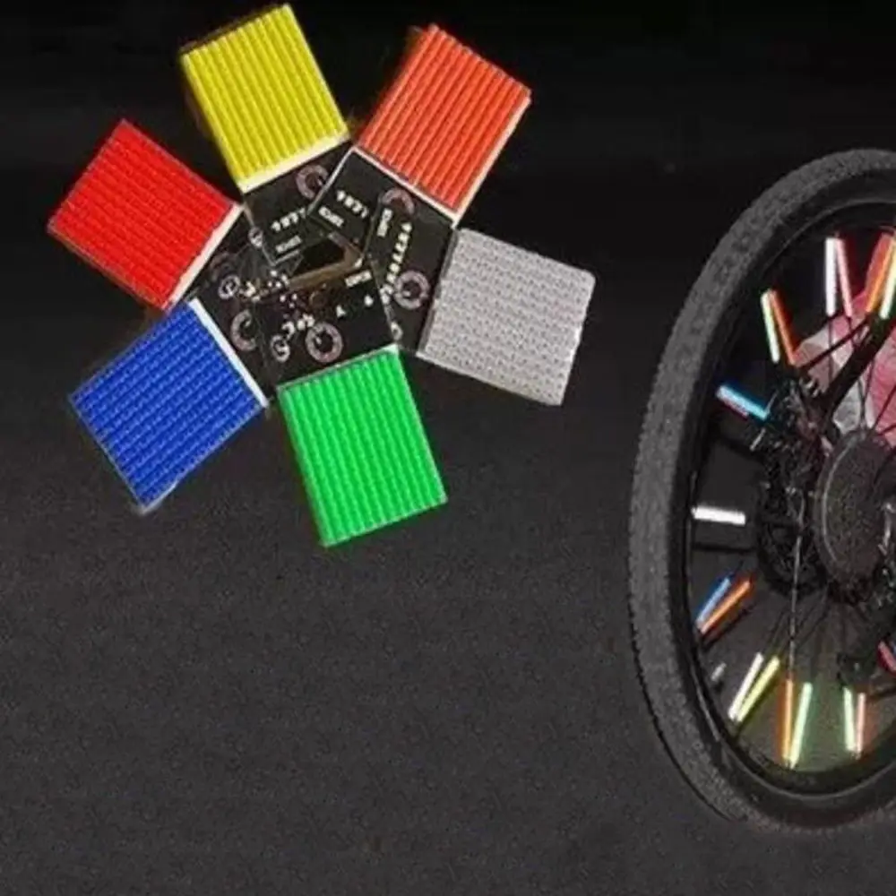12 шт. велосипедные спицы отражатели наклейки для велосипедного колеса провода
