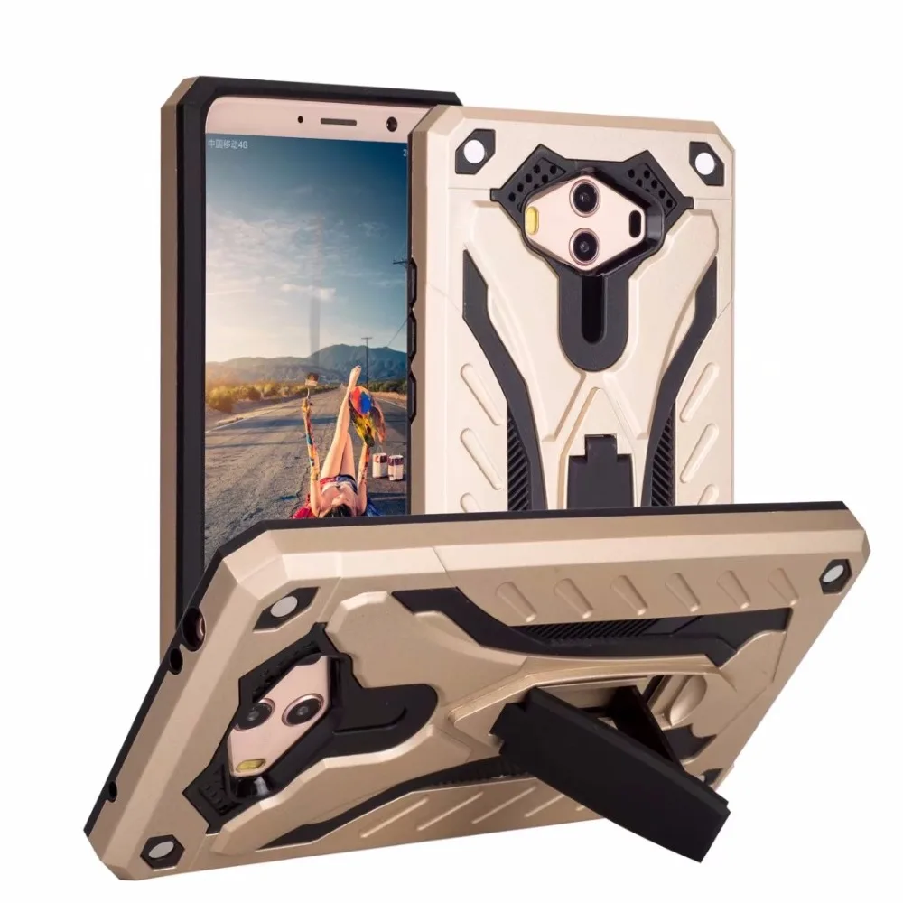 200 шт. heavy Duty Hybrid Панцири случае Подставки чехол для Huawei Коврики 10 P8 Lite p9 p10 OPPO r9s R11 a37